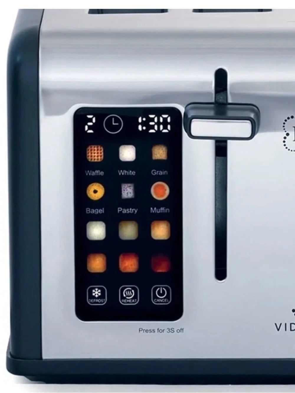 Vida Sana 4-Slice Stainless Steel Toaster in Stainless Steel